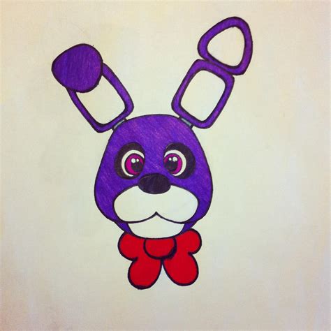 fnaf bonnie drawing|How to draw Bonnie (FNaF) .